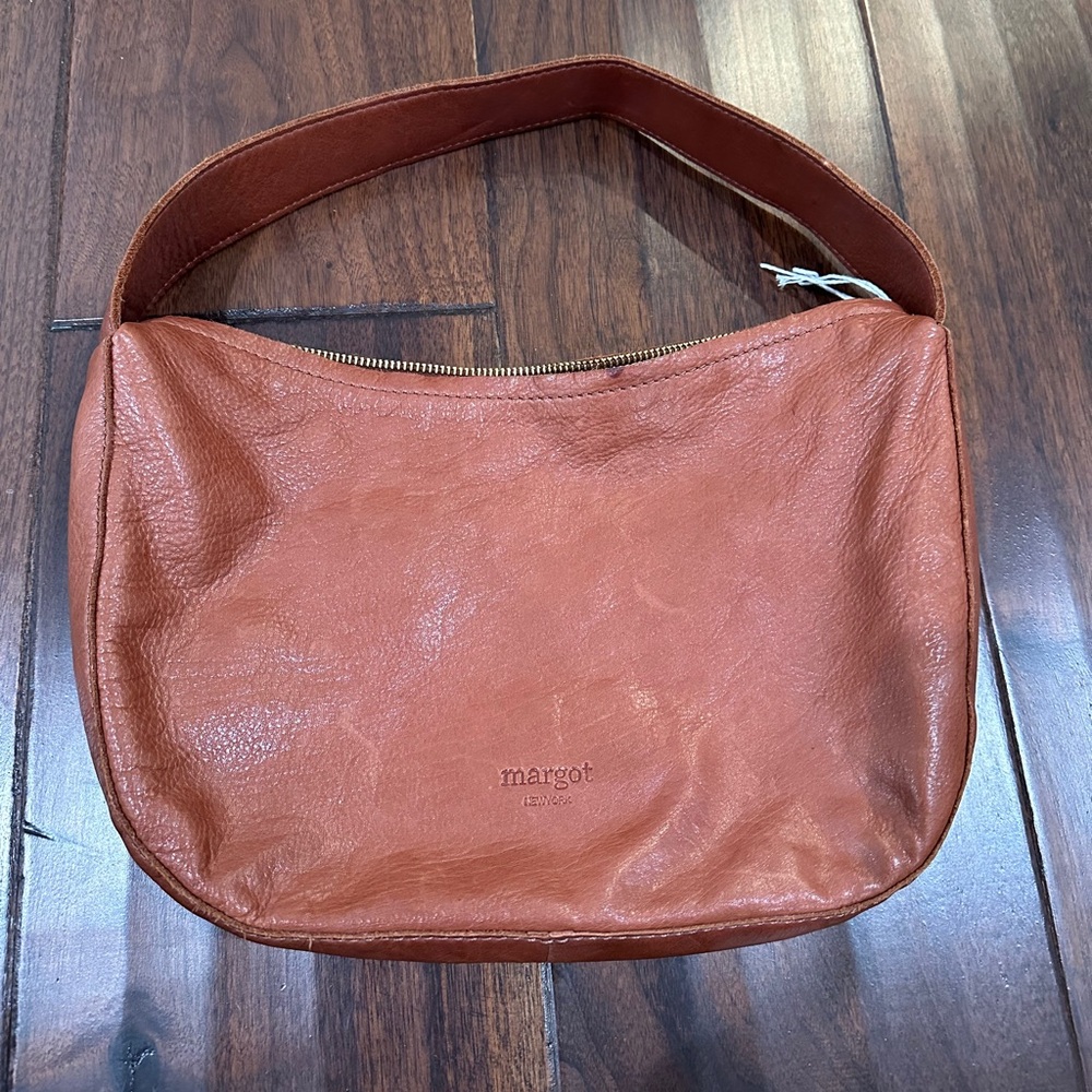 Margot Brown Leather Tote/Shoulder Bag